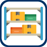 icone de prestation de stockage
